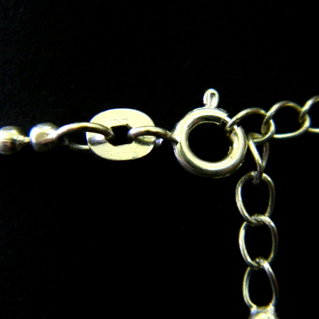 Mini Silver Bead Chain Bracelet
