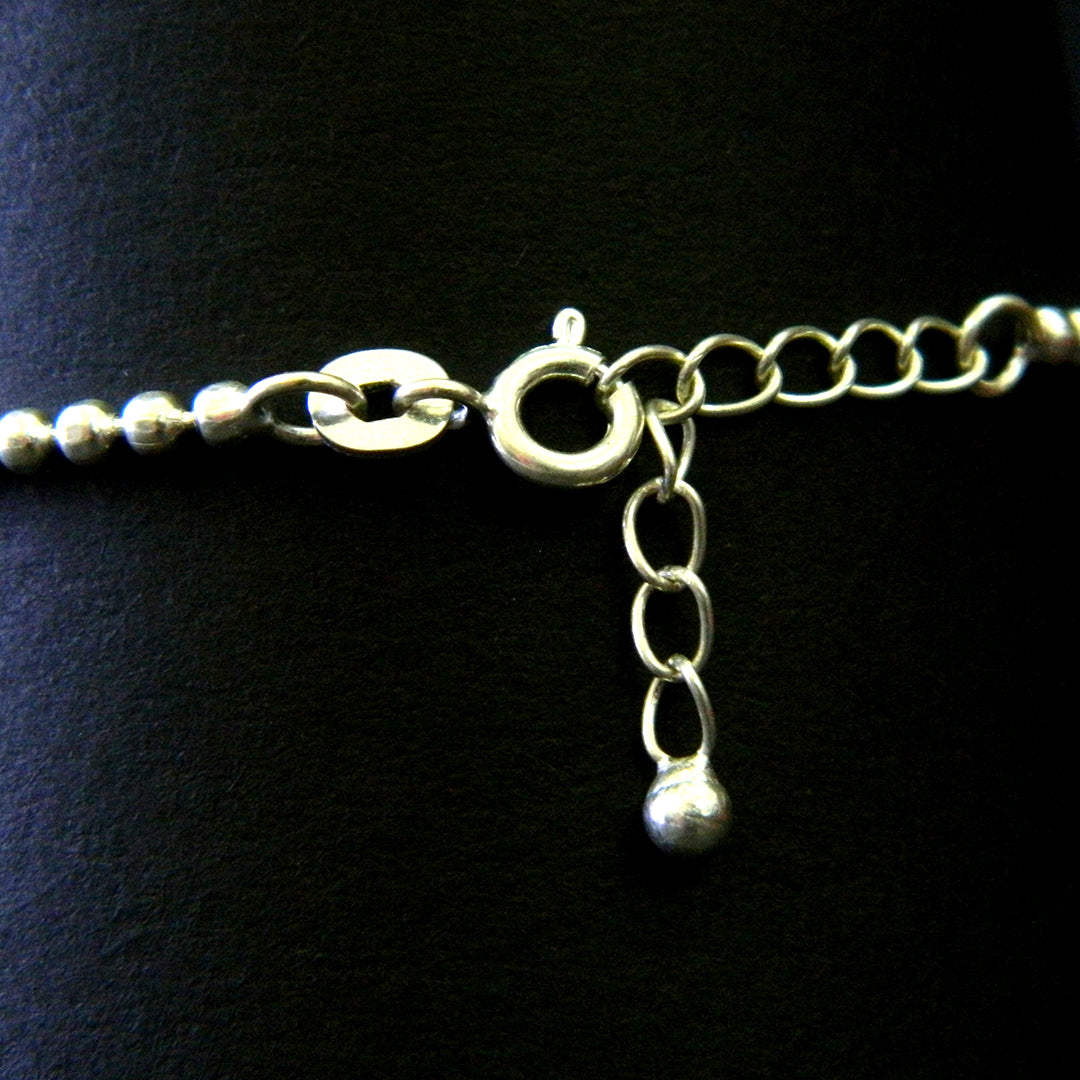 Mini Silver Bead Chain Bracelet