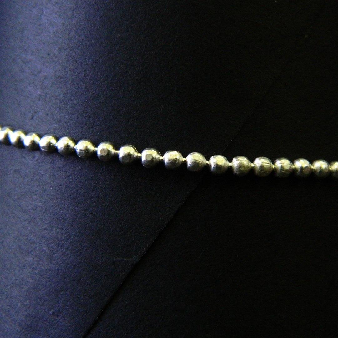Mini Silver Bead Chain Bracelet