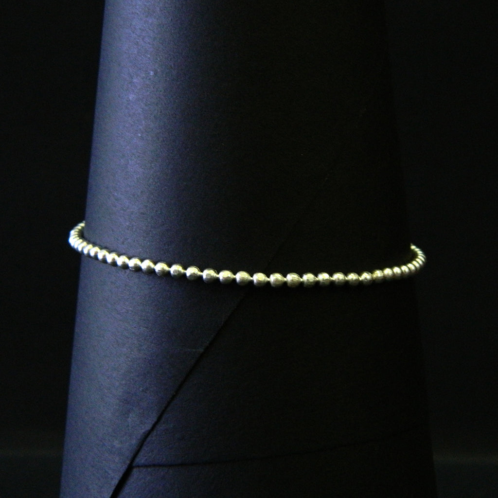 Mini Silver Bead Chain Bracelet