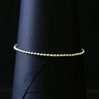 Mini Silver Bead Chain Bracelet