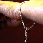 Mini Silver Bead Chain Bracelet