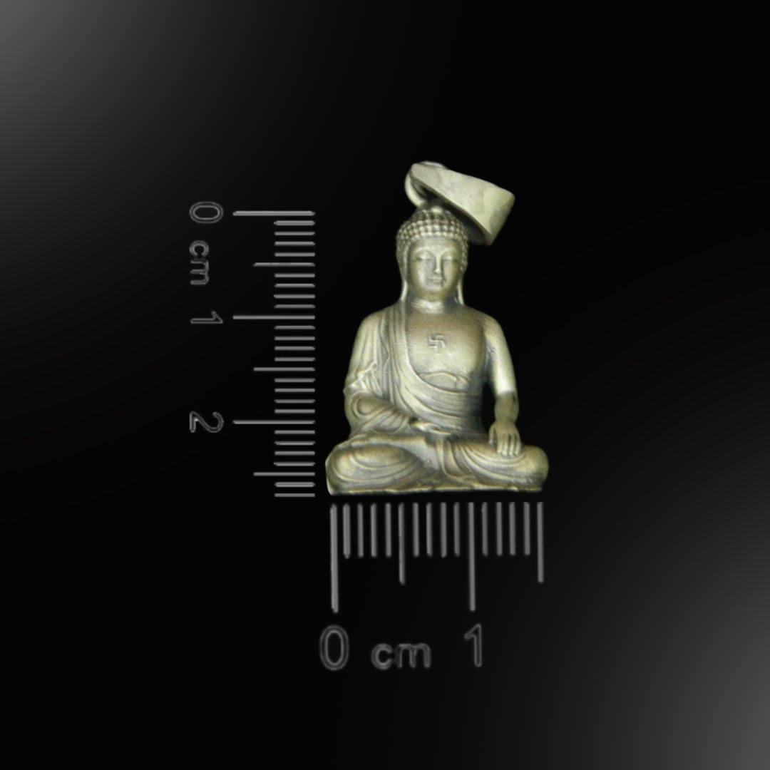 YurSilver Wisdom Buddha Profile Pendant