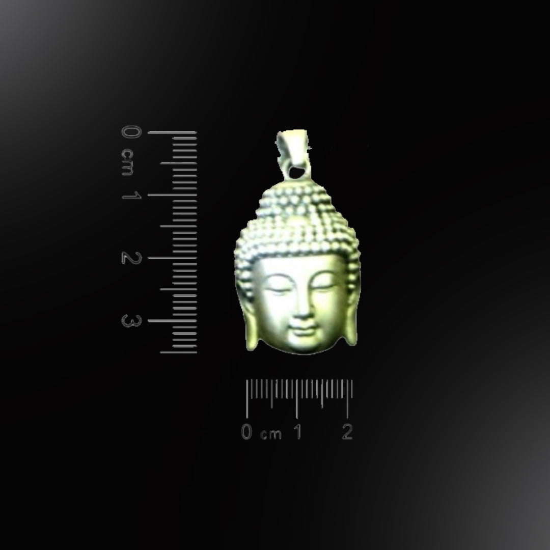 Peaceful Buddha Head Necklace