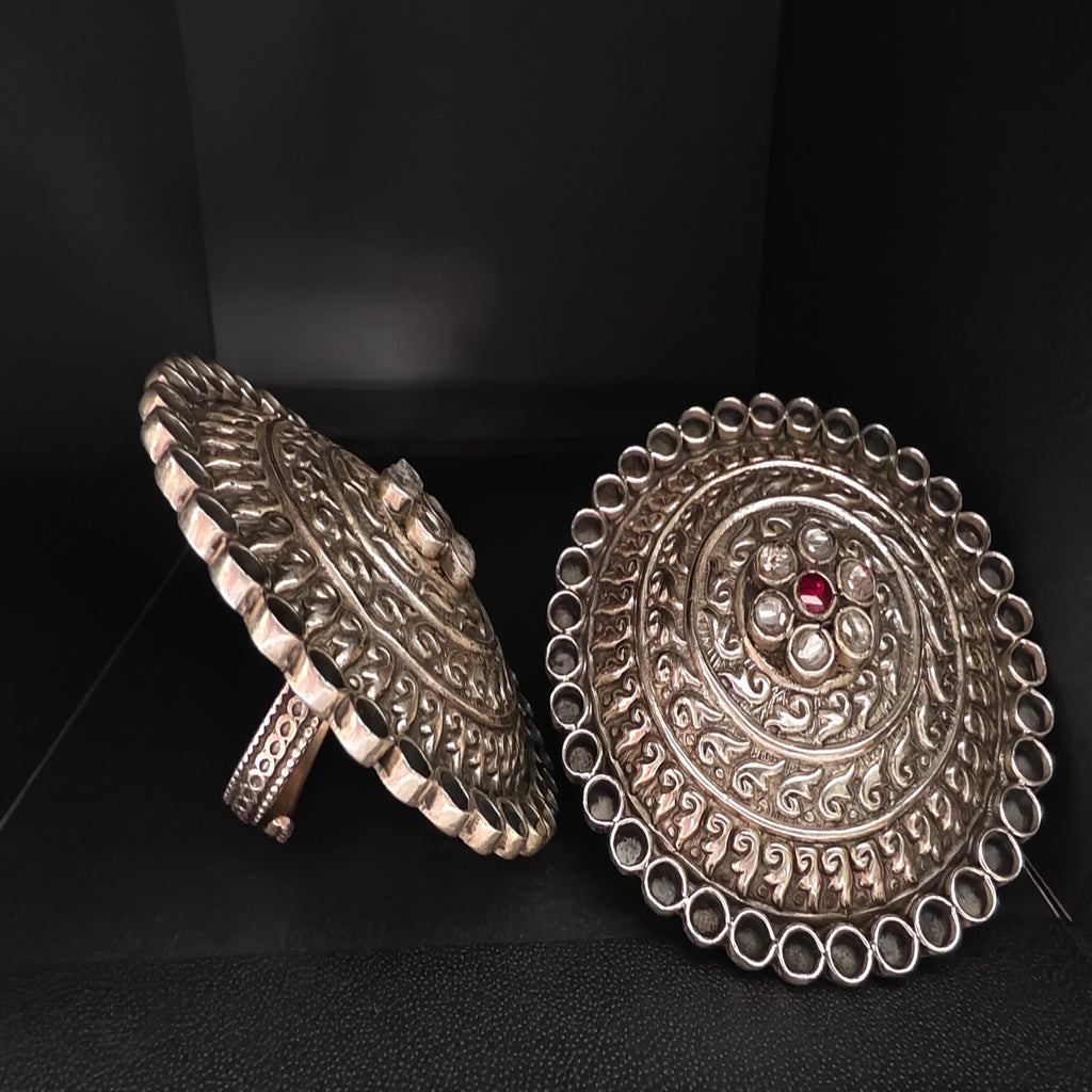 Vintage Mandala Statement Ring