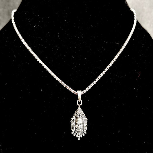 Lankeshwar Guardian Matte-Finish Pendant