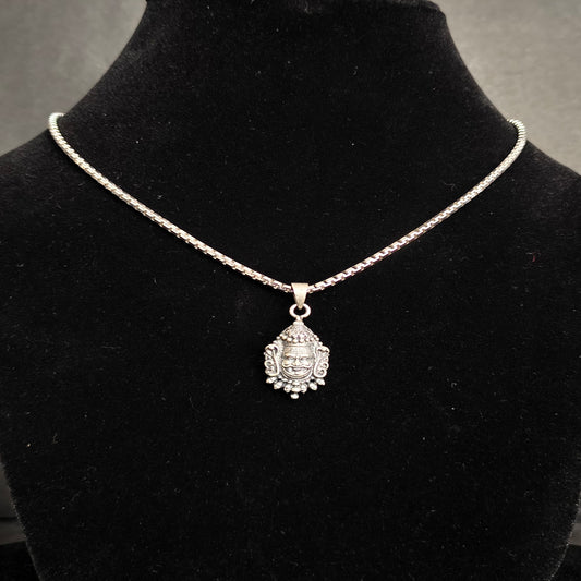 Lankeshwar Guardian Matte-Finish Pendant