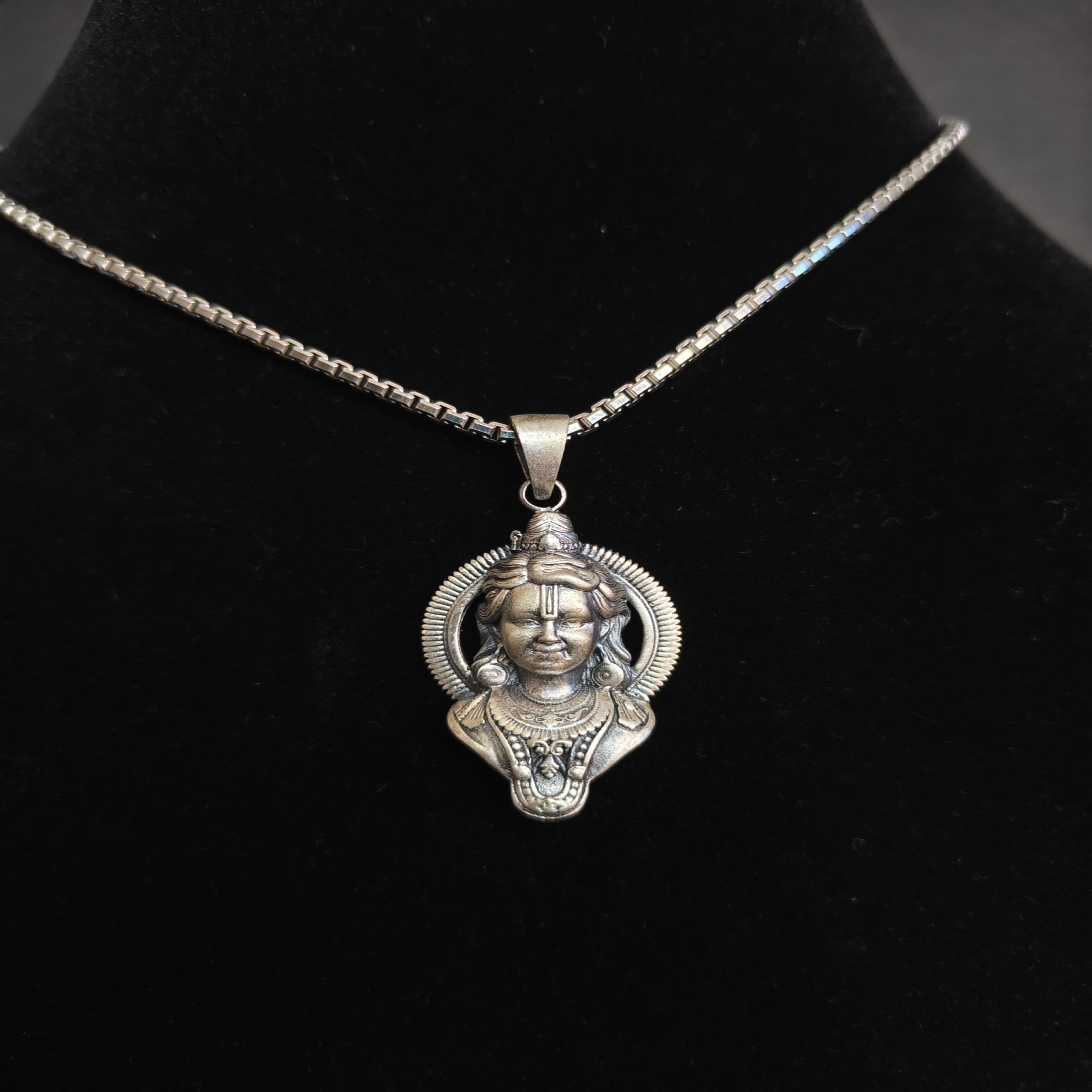 Ram Lalla Blessings Matte-Finish Pendant