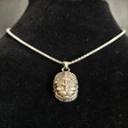 Hanuman Shakti Matte-Finish Face Pendant
