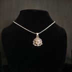 MA Kali Shakti Matte-Finish Face Pendant