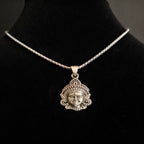 MA Kali Shakti Matte-Finish Face Pendant