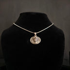 Hanuman Shakti Matte-Finish Face Round Shape Pendant