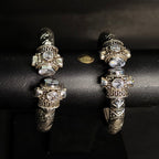 Heritage Crown Kada in 925 Sterling Silver
