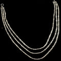 Regal Layered Opera Necklace in 925 Sterling Silver