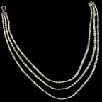 Regal Layered Opera Necklace in 925 Sterling Silver