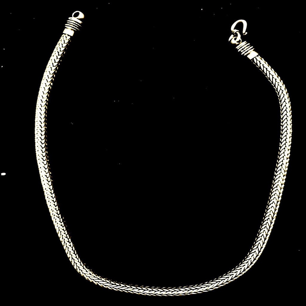 Classic Woven Choker in 925 Sterling Silver