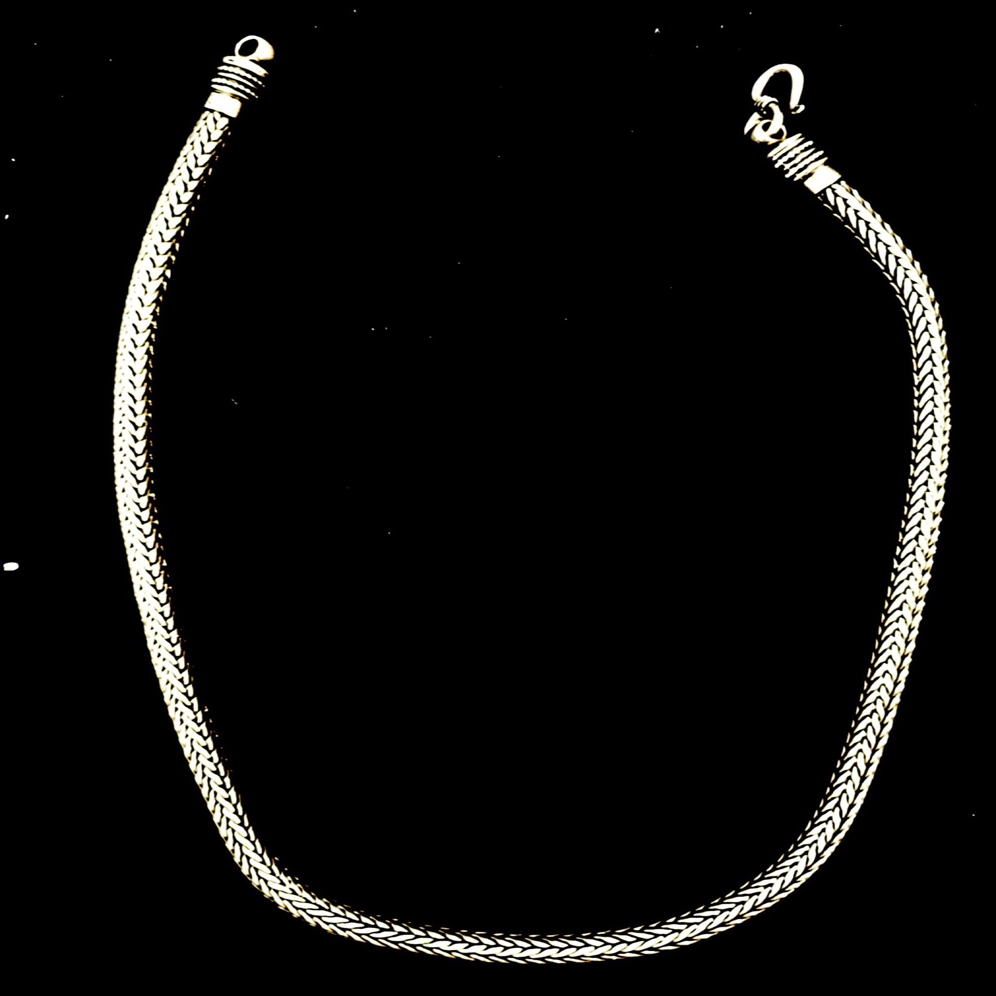 Classic Woven Choker in 925 Sterling Silver