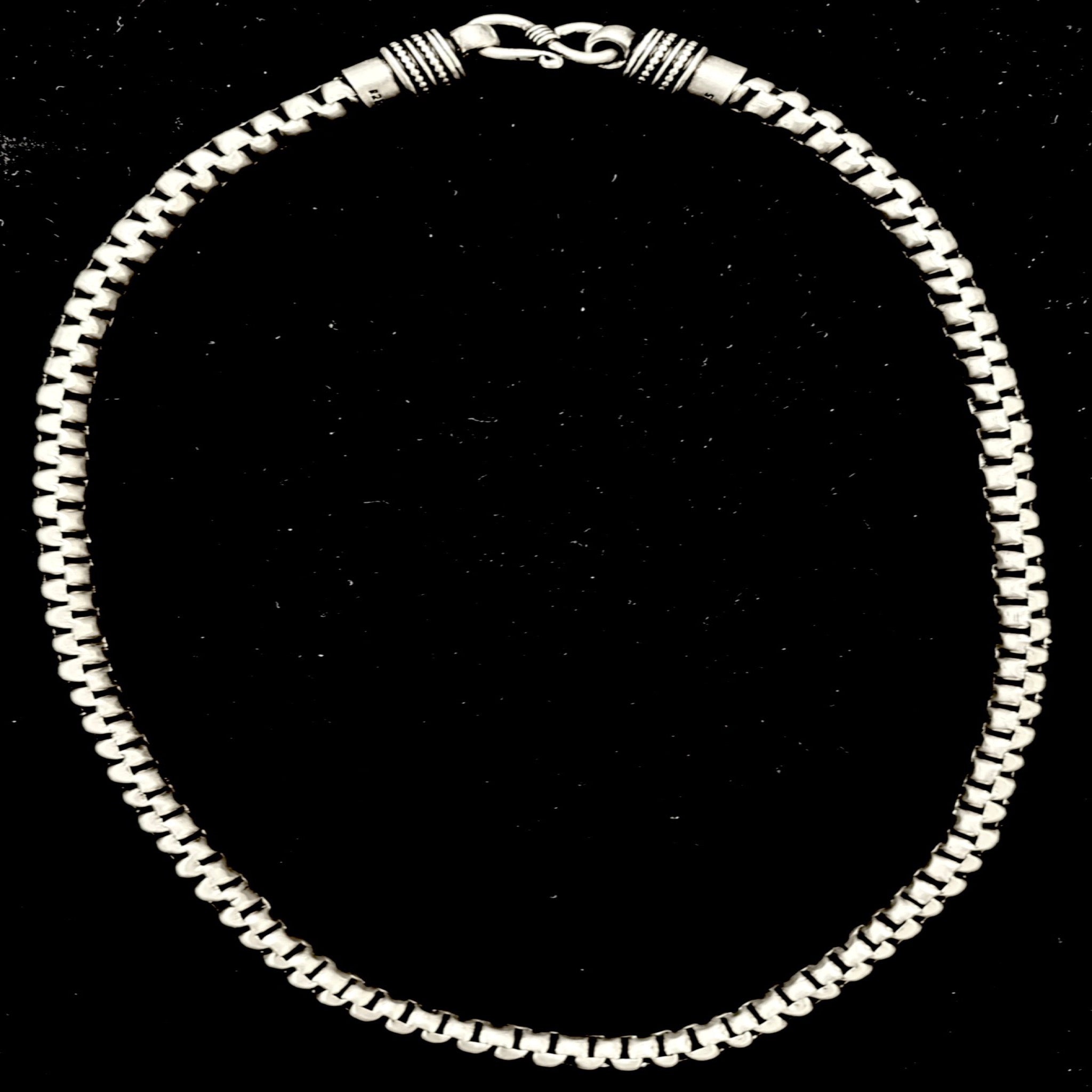 Square Link Chain in 925 Sterling Silver