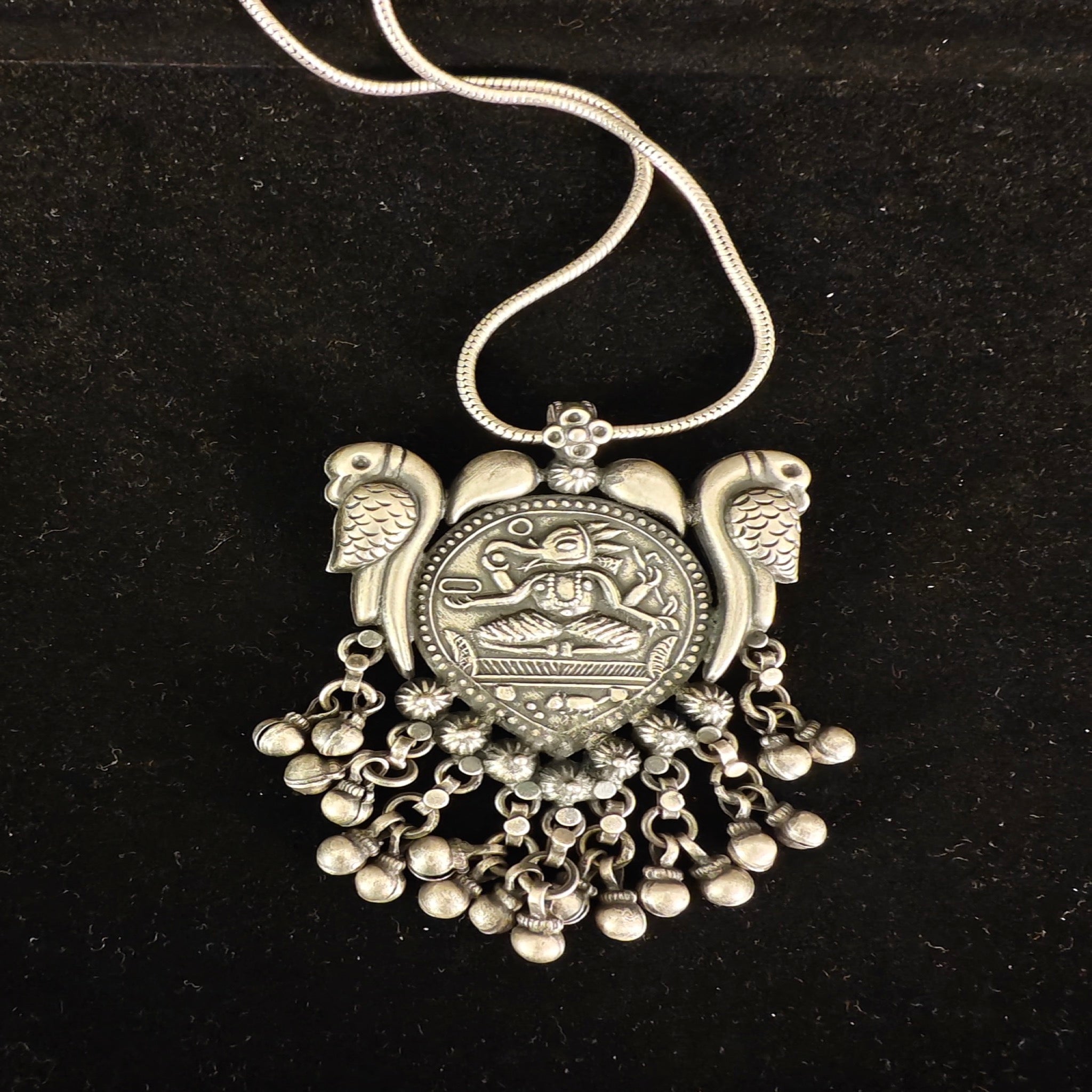 Divine Parrot Temple Pendant