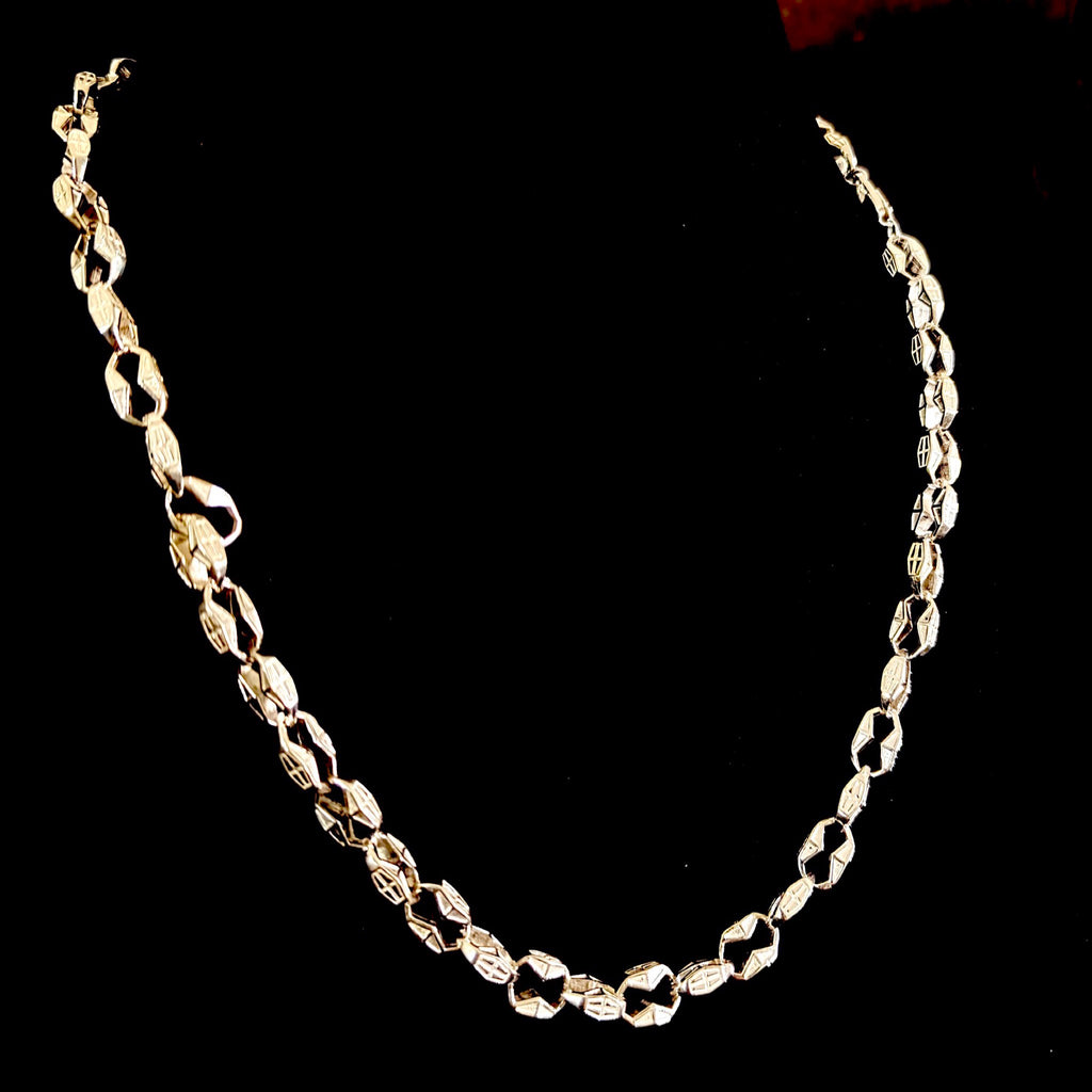 Faceted Barrel Chain