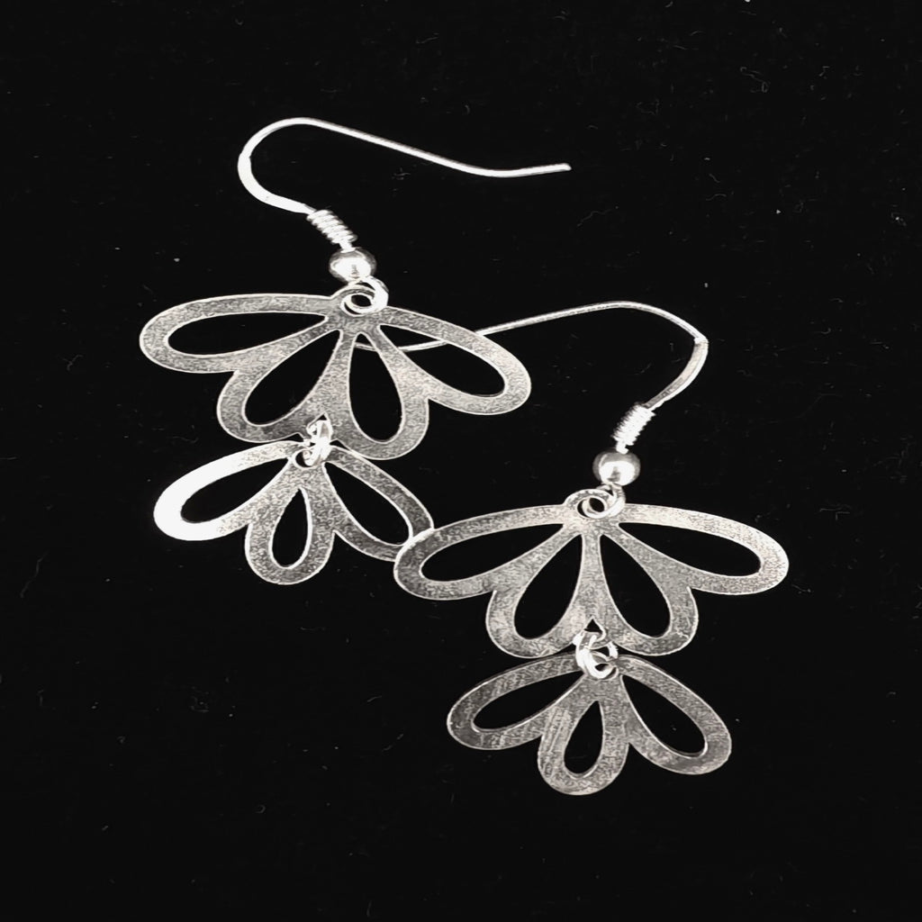 Duo Petal Cascade Earrings