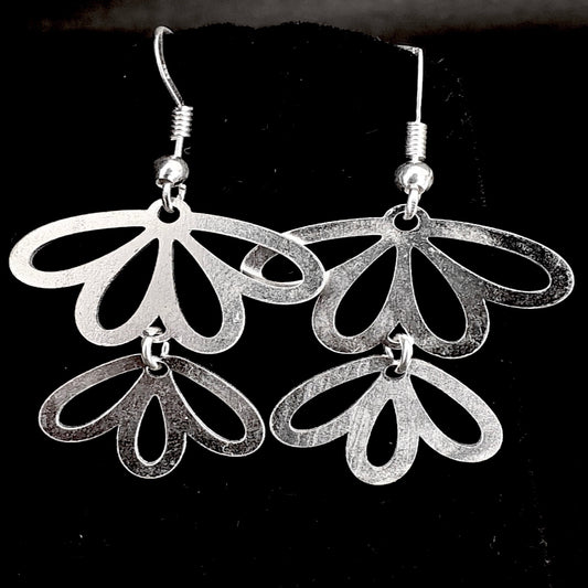 Duo Petal Cascade Earrings