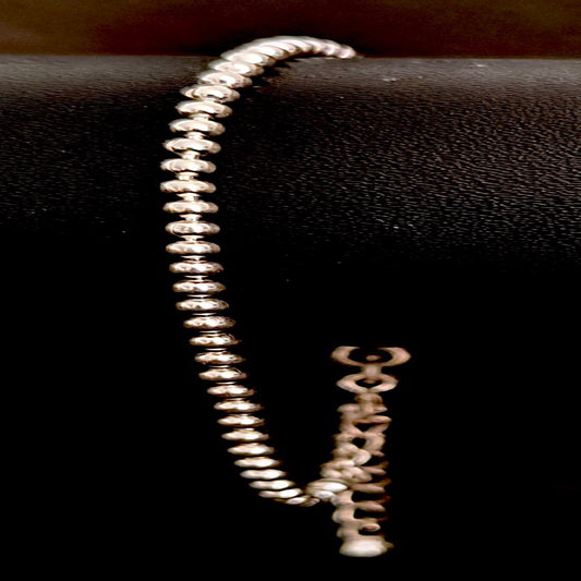 Mini Silver Bead Chain Bracelet