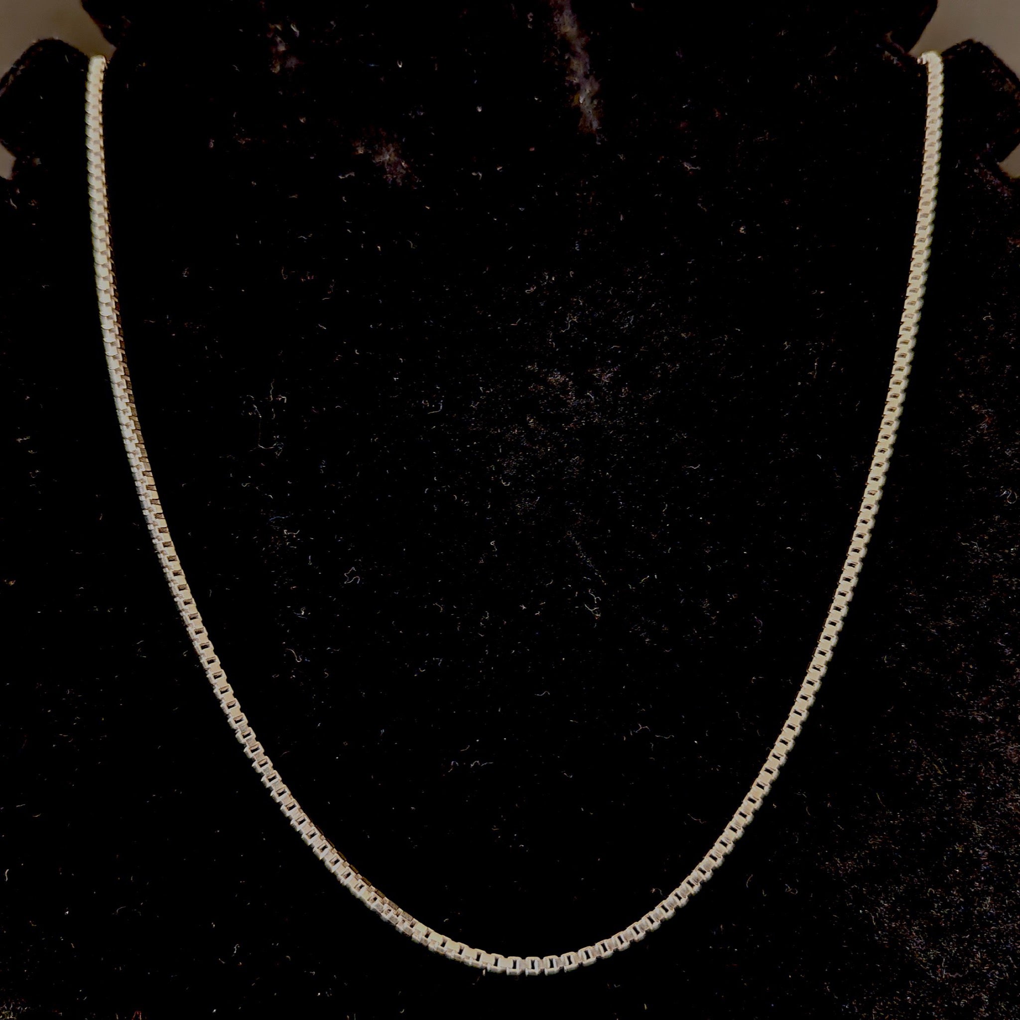 Classic Box Chain in 925 Sterling Silver