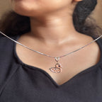 Duck Motif Enamel Pendant