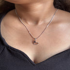 Duck Motif Enamel Pendant