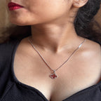 Enamel Clover Pendant