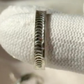 Feather Engraved Comfort Band Ring