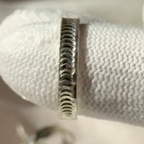 Feather Engraved Comfort Band Ring