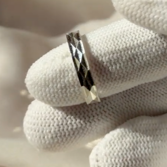 Facet Shine Band Ring