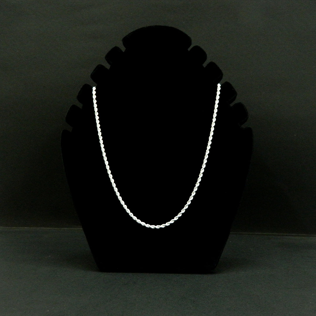 Thick Rope Chain in 925 Sterling Silver