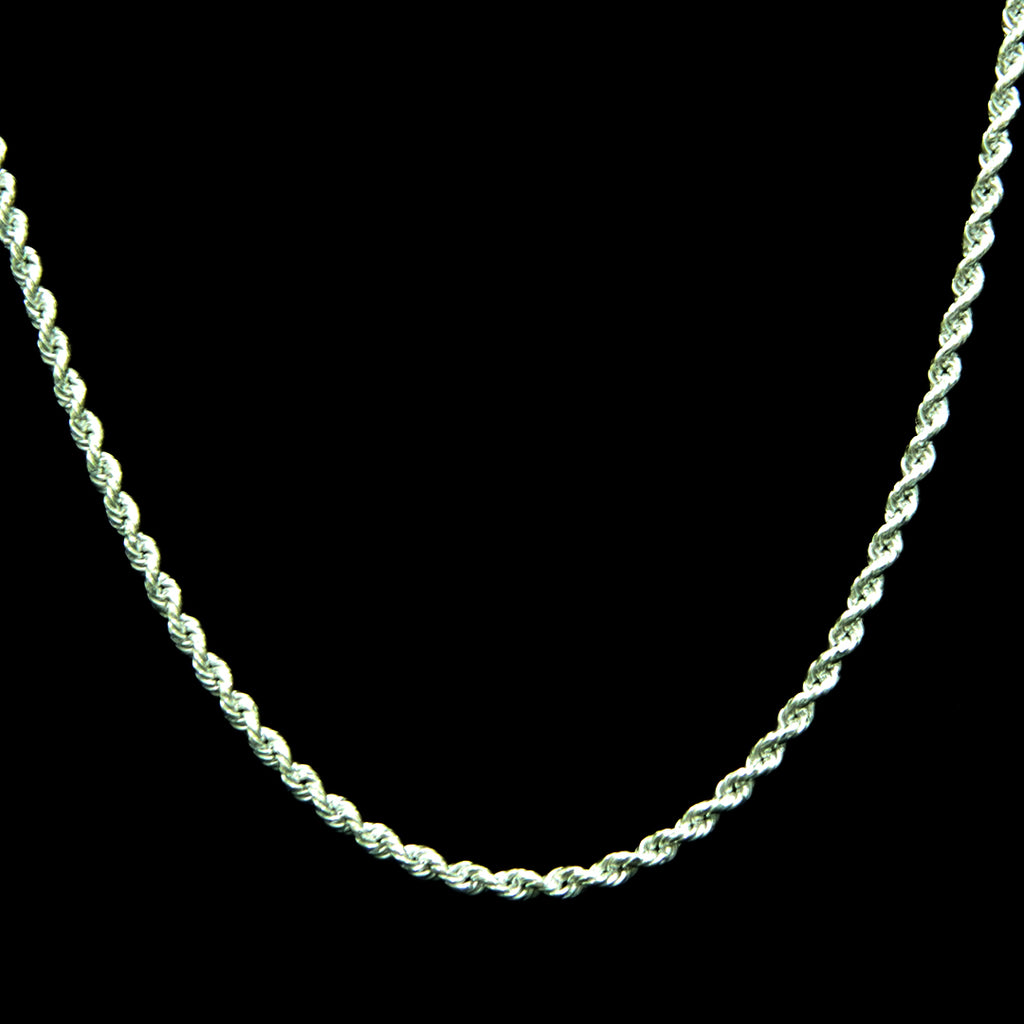Thick Rope Chain in 925 Sterling Silver