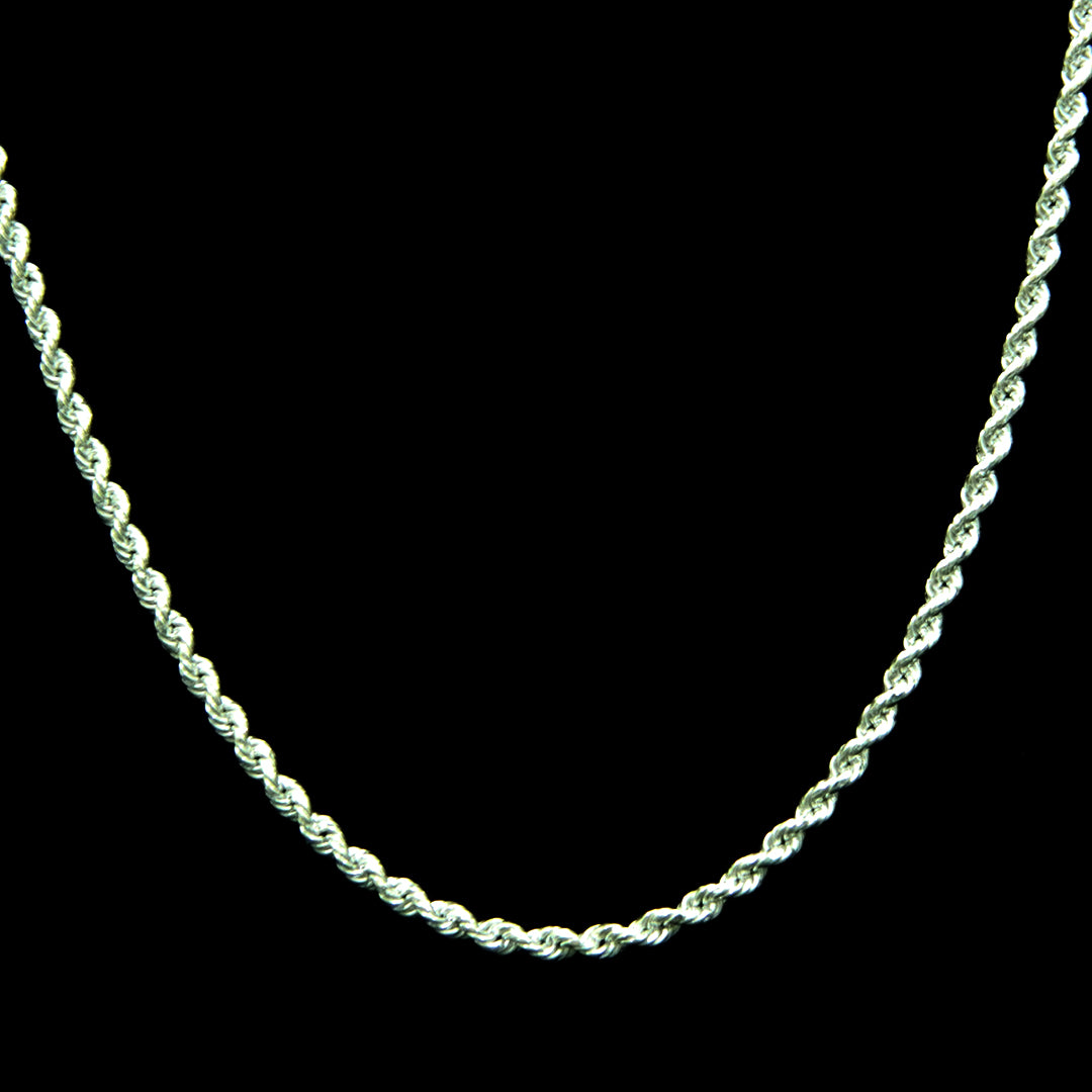 Thick Rope Chain in 925 Sterling Silver