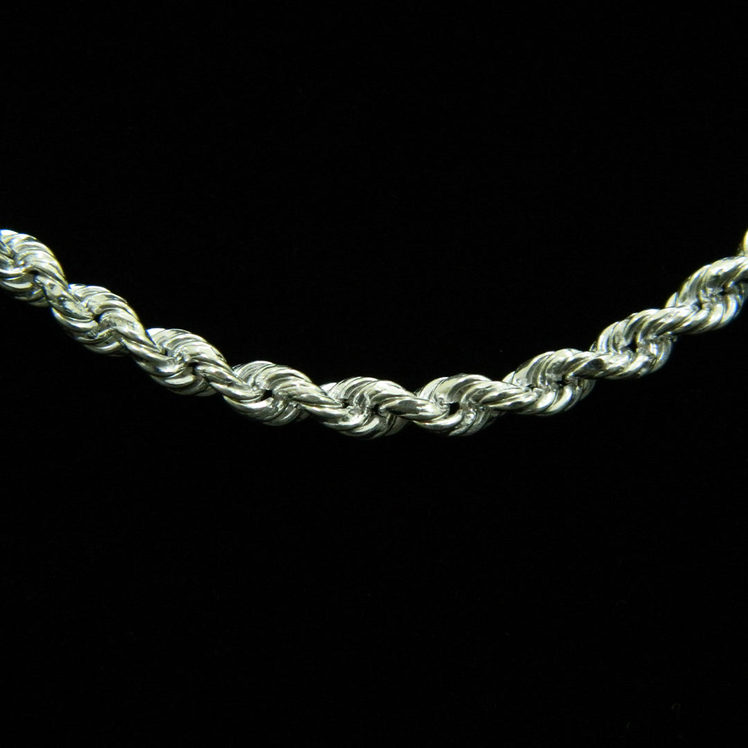 Thick Rope Chain in 925 Sterling Silver
