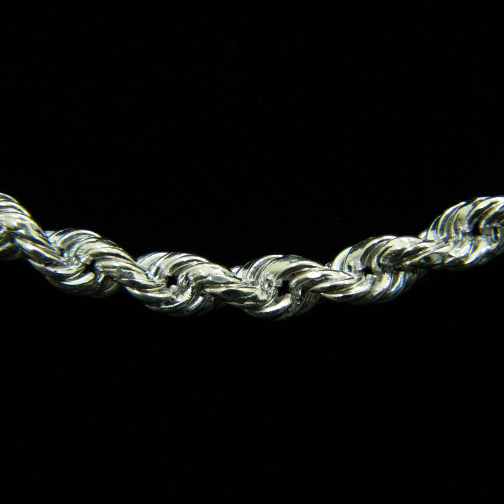 Thick Rope Chain in 925 Sterling Silver