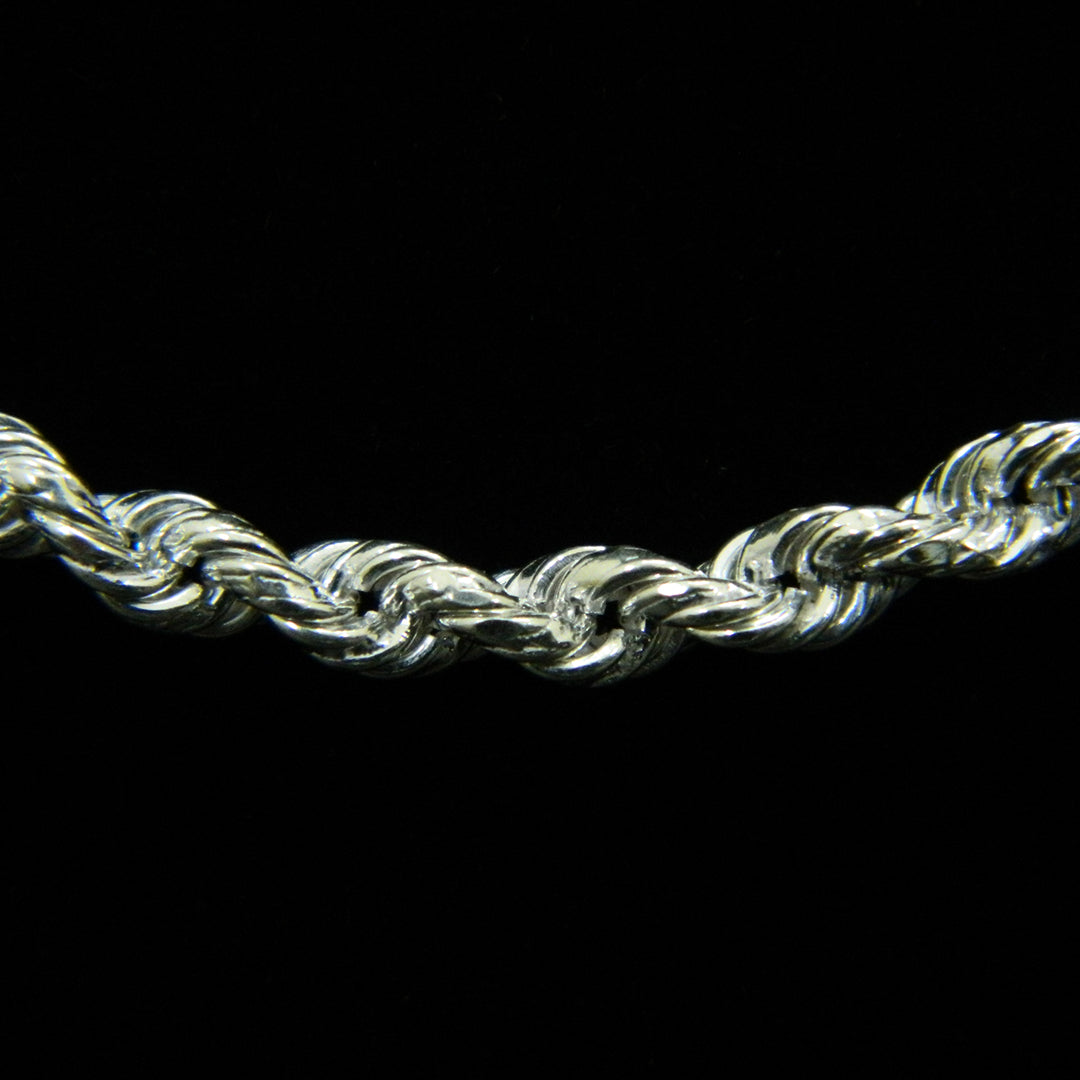 Thick Rope Chain in 925 Sterling Silver