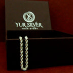 Thick Rope Chain in 925 Sterling Silver