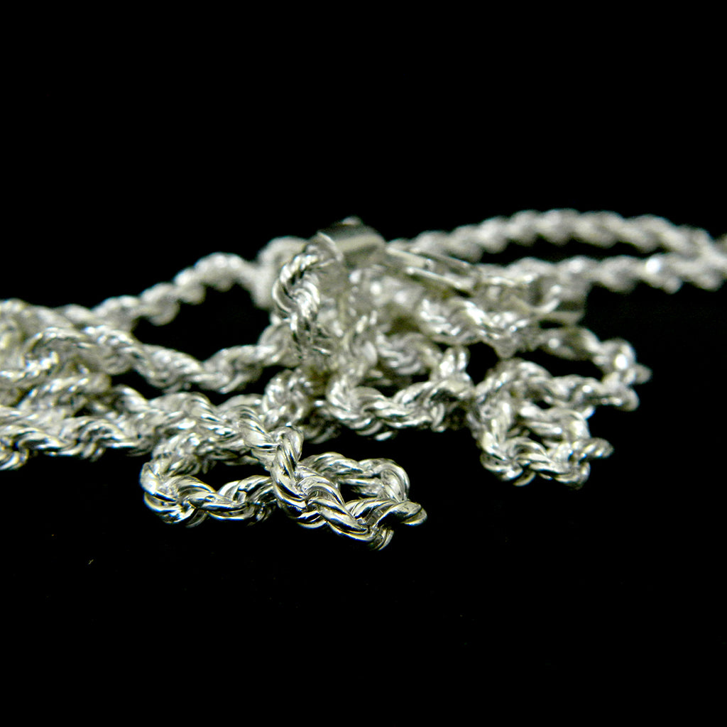 Thick Rope Chain in 925 Sterling Silver