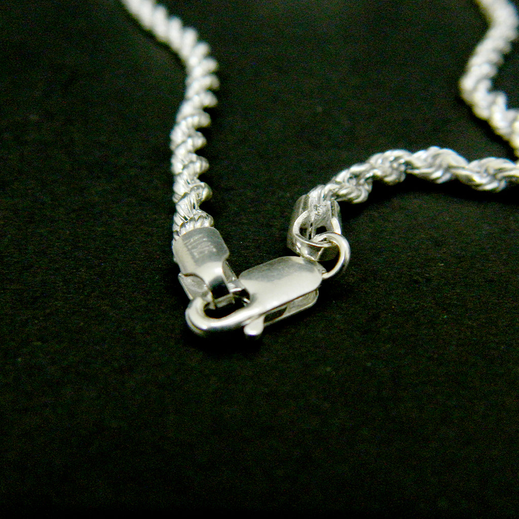 Thick Rope Chain in 925 Sterling Silver