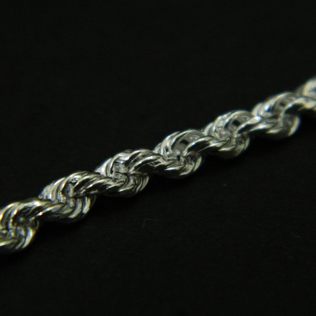 Thick Rope Chain in 925 Sterling Silver