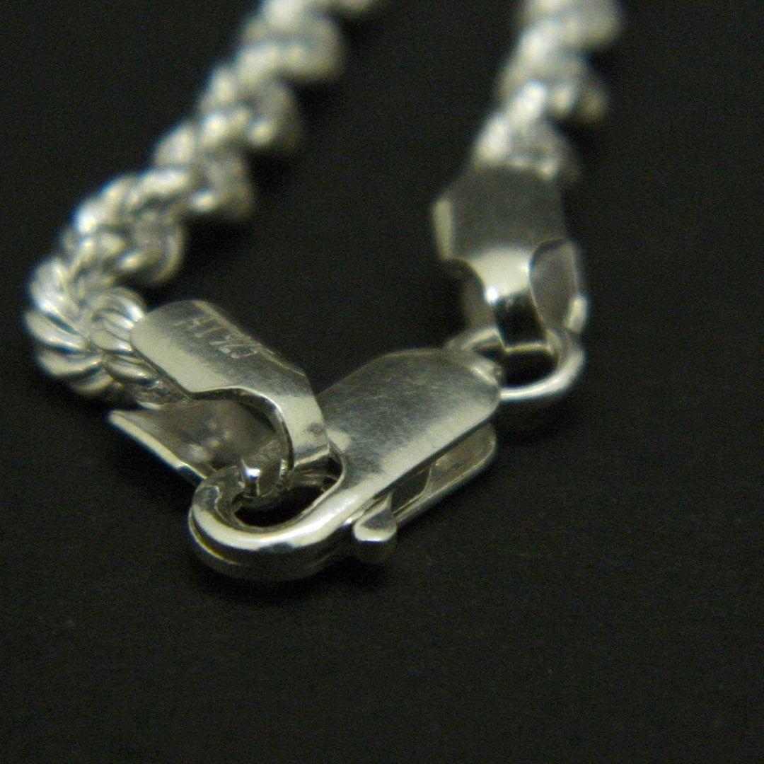 Thick Rope Chain in 925 Sterling Silver