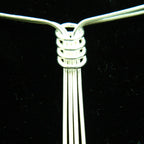 Single Knot Tassel Chain Necklace