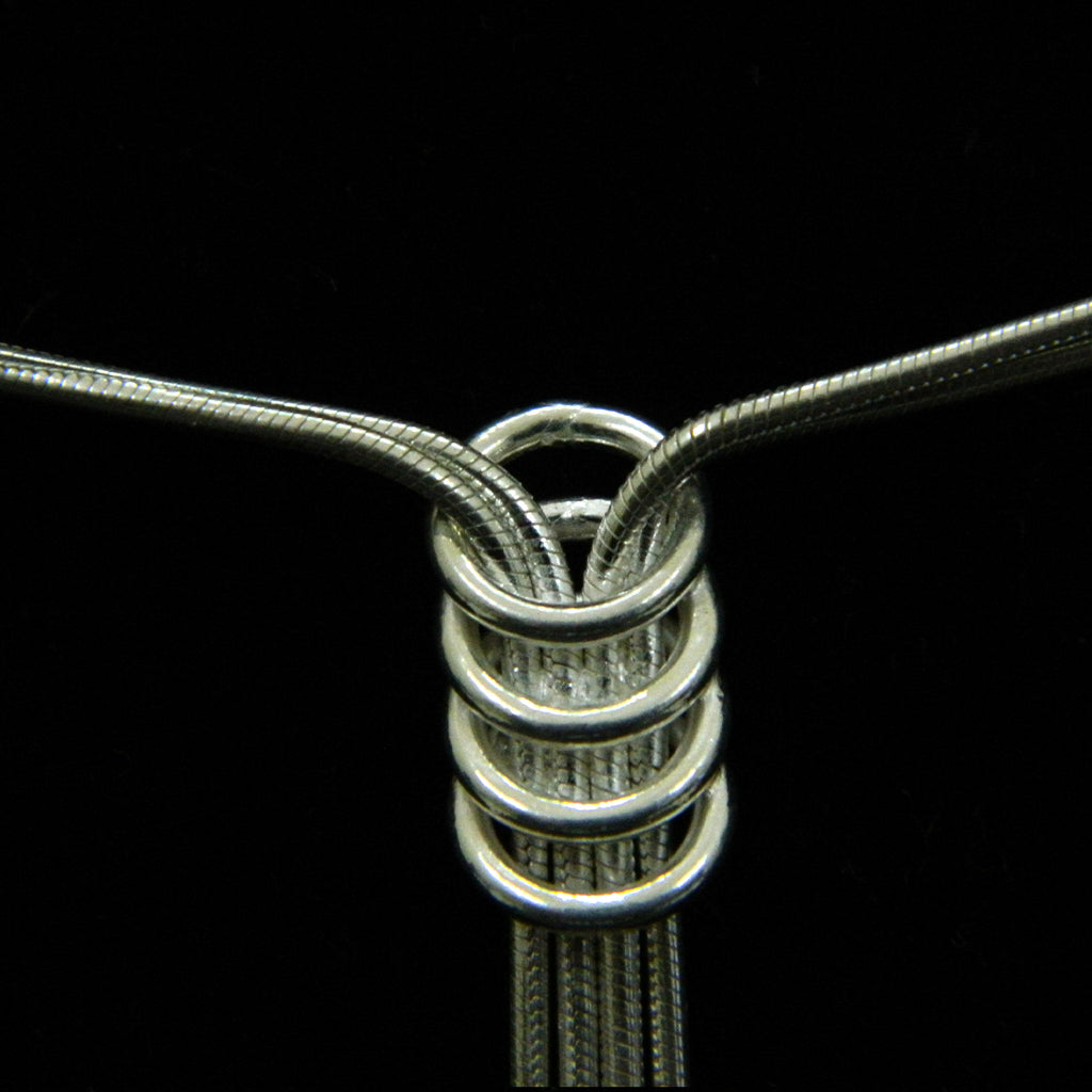 Single Knot Tassel Chain Necklace