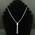 Single Knot Tassel Chain Necklace