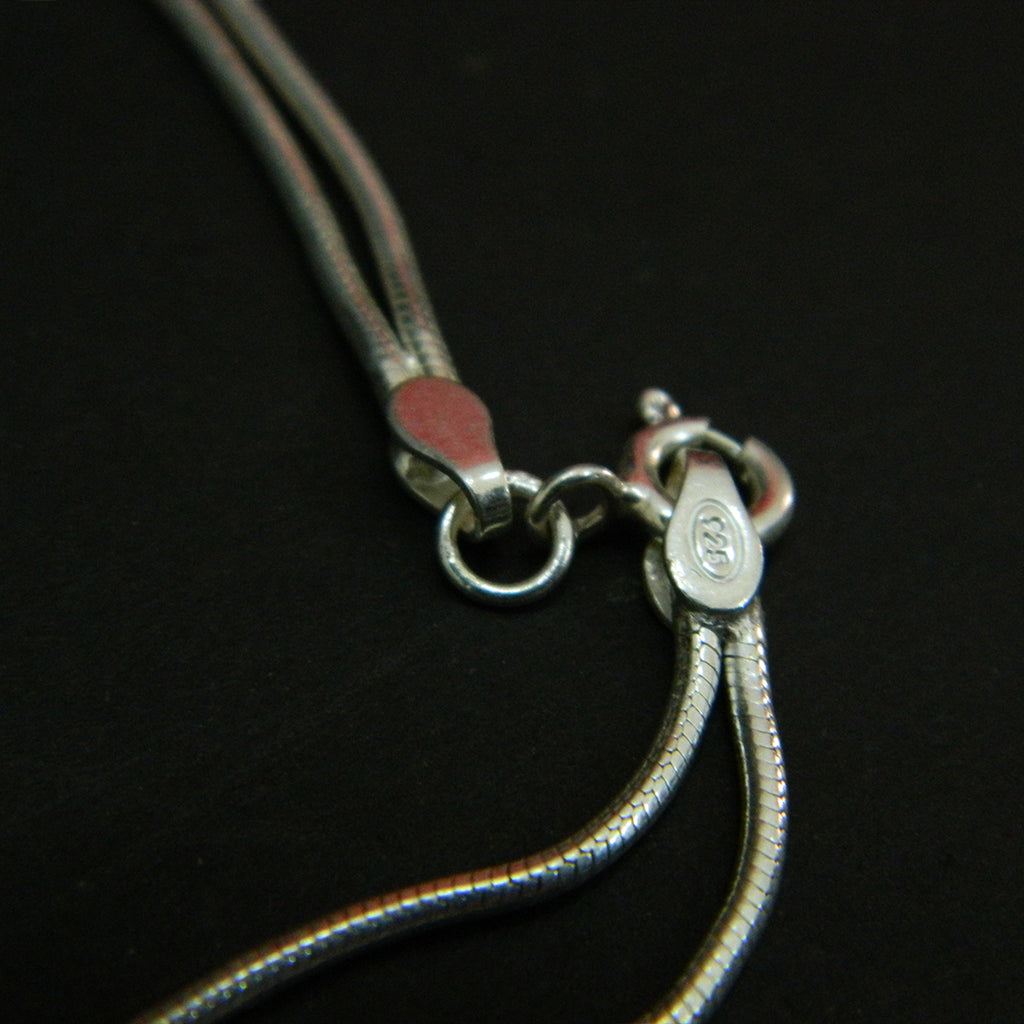 Dual Orbit Silver Choker