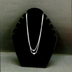 Dual Orbit Silver Choker